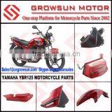 Yam. YBR125 Motorcycle Parts/Air Filter, Tail Light, Side Cover, Front Fender