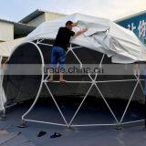 Dome-shaped Tent Event Dome Marquee Steel Frame White PVC Cover 15m Diameter Pop up Tent Marquee for Sale thumbnail-5