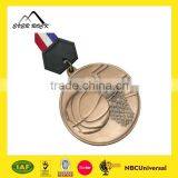 High Quality Souvenir Basketball Custom Metal Medal
