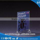 Acrylic Clear Menu Holder for Display