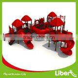 Safety and High Quality Children Used Outdoor Playground Equipment,Playground Tube Spiral Slides thumbnail-1