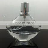 Clear Glass Perfume Bottle With Aluminum Cap