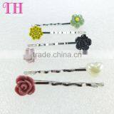 Kid Hair Accessory Resin Sea Gull Shape Handmade Hair Clip Metal u Shaped Hair Pin for Girls thumbnail-6