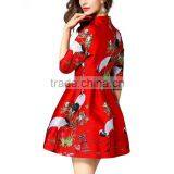Clothing Brand in China Online Shop Fashion Woman Small Mandarin Collar Chinese Dresses Short Puffy Prom Dresses thumbnail-2