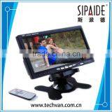 SPD66 7 Inch LCD Car Monitor Computer HD Digital TFT Color Monitors VGA/AV Support as Computer Screen