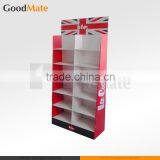 Point of Sales Cardboard Stationery Display Rack for Supermarket