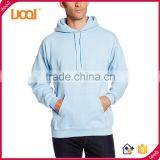 Guangzhou LuoQi 65%Cotton 35%Polyester Blank Custom Men Plain Dyed Long Sleeve Different Kinds of Pullover Hoodies