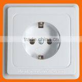 Power Supply ABS European Wall Electrical Shucko Socket(F7010)