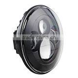 LED Headlight Fits Harley Chopper Motorcycles - 7 Inch Round Projector LED Headlights Quality Choice thumbnail-5