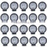 High Power 27W Led Work Light + 12V-24V Heavy Duty LED Work Light, Daytime Running Light ( Round 27W )