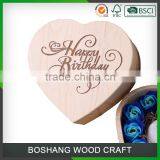 BoShang Custom Valentine Day Wood Storage Gift Box thumbnail-4