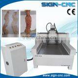 1318 1325 Double Rotary Spindle Wooden Cylinder Engraving for Table Legs, Stair