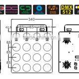 2015 Newest High Power 16*Tri-9W 155W AC 100V~240V Hot Seling in Europe RGB Led Matrix thumbnail-2