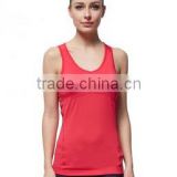 Wholesale OEM women sleeveless vest/87%polyester 13%spandex vest