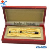 luxury fountain pen with wooden box for promotion