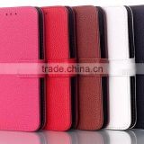 Litchi wallet leather case for HTC One M8 mini