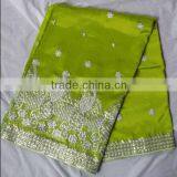 African Raw Silk George Fabric in Stock thumbnail-1