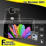 High Quality With Retail Packing Color Tempered Glass Screen Protector for Micromax A065