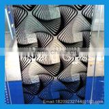 Tempered laminated glass for figureed glass partition, glass showerroom, glass decoration