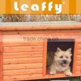 LEAFFY-Wooden With Asphalt Roof Dog House S,M,L DH4031 thumbnail-1