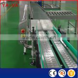 Filling and packaging line of bottle steel conveyor system line