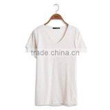 Wholesale Market Hot Sale Bamboo Fibre Short Sleeve Top Fashion t Shirts Women Latest Ladies' T-shirt Clothing Quality Choice thumbnail-4