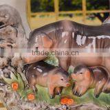 Decoration Zodiac Series Pig Ceramic Wine Bottle for Sales thumbnail-2