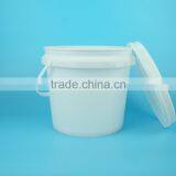 8kg Paint Plastic Bucket, Latex Paint Barrel With Lid, Chemical Material Plastic Pail With Plastic Handle thumbnail-3