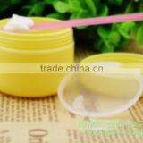 20g Yellow Empty Cream Plastic Jar Container With Plastic Lid Cap thumbnail-3