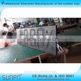 Japan Outdoor Yellow LED TIME ,Date and Temp Electronic Display