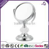 3 Inch Crystal Glass Compact Makeup Mirror