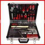130pc Professional Hand Tool Case Set With Aluminum Case
