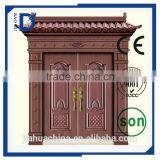 2015 New Design Wood Made Luxurious Non-standard Security Doors
