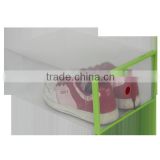 Fold down storage boxes, shoes plastic packing box with handle