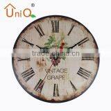 M1203 Hot Sale Custom Design Metal Wall Clock