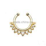 American&European Style Fake Nose Ring Non Piercing Nose Ring Diamond Nose Ring thumbnail-3