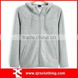 Mens Full Zip Hooded Sweatshirt with Polar Fleece Inside