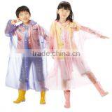 Clear Disposable Raincoats for Kids