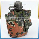 Outdoor usage camouflage tactical plastic military army canteen