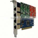 Compatible Asterisk FXO/FXS PCI CARD With 4 Ports