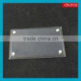 Transparent Acrylic Label Holder With Magnet to Show