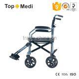 TOPMEDI New Travel Folding Wheelchair for Disabled and Old People/Silla de Ruedas Para Viaje thumbnail-5