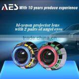 Hot Sale!! AES Hid Bi-xenon Headlight Projector Lens Kit,2.5inches 35w Lens thumbnail-1