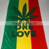 Cotton Beach Towel With Stripe