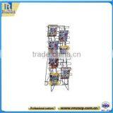 Folding Multi-Tier Free-Stand Metal Book Holder Book Display Stand thumbnail-1