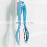 Wholesale Stock Colorful Hanging Double Fruit Vegetable Peelers thumbnail-6