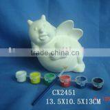 DIY Ceramic Bee Coin Bank thumbnail-1