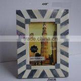 Grey Rays Bone Photo Frame Made in Alos Availble in Different Patterns Other Colours Available thumbnail-1