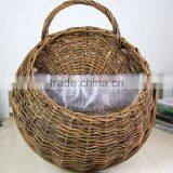 Europe Style Creative Wicker Succulent Plants Wall Hanging Basket thumbnail-4