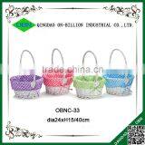 White Wicker Wholesale Cute Basket Wedding thumbnail-1